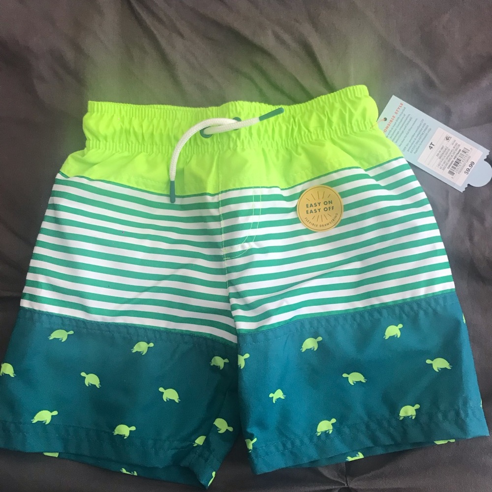 Cat & Jack 4T Swim Trunks 🐢